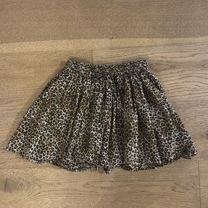 Zara girls leopard skirt - size 10